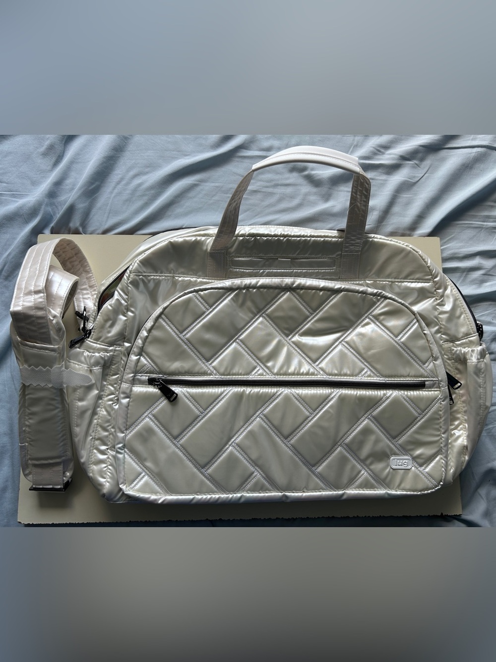 LUG STEAMBOAT SE DUFFLE METALLIC DIAMOND NWT - Picture 2 of 11